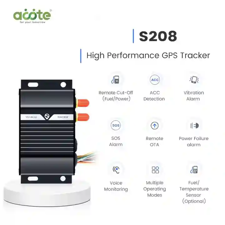 Anti Jammer GPS Tracker with Fuel Sensor
