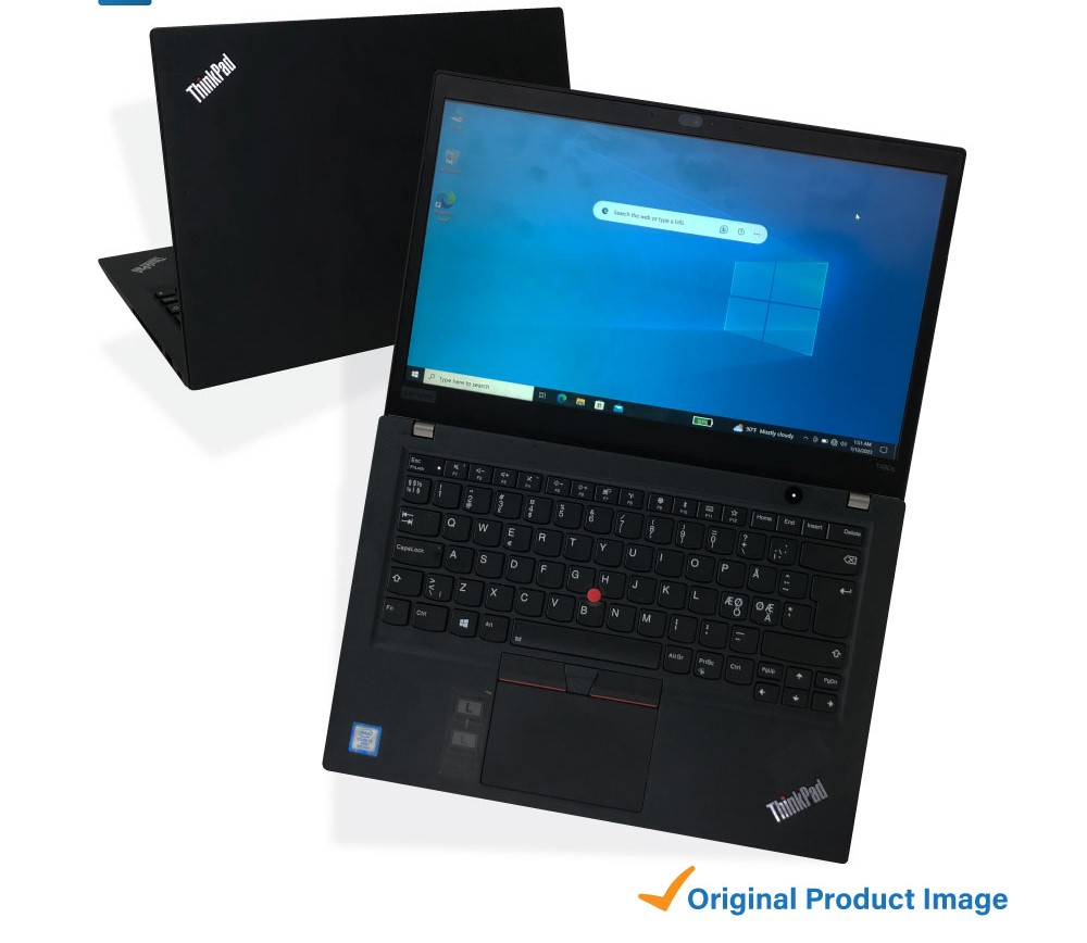 Lenovo ThinkPad T490s, 8th Gen Core i5, 16GB DDR4 RAM, 256GB SSD, 14“ FHD Display